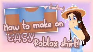 How to make EASY shirts on Roblox  Shading [upl. by Liederman]