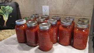 Spaghetti Sauce Canning the Easy Way [upl. by Maureen]