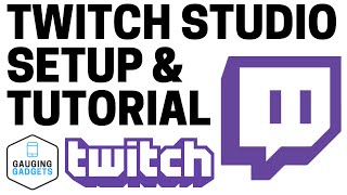 How To Start A Twitch Stream With Twitch Studio  Setup Tutorial [upl. by Schnorr]