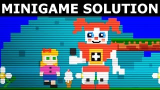 FNAF Sister Location  Secret Circus Baby Minigame Solution How To Complete Mini Game Easter Egg [upl. by Neleb]