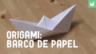 Cómo hacer un barco de papel  Origami [upl. by Bloxberg368]