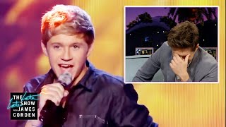 Niall Horan Watches One Directions First XFactor Performance [upl. by Dlanger]