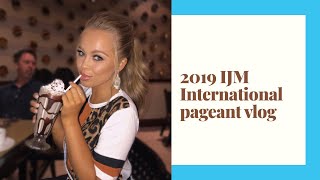 2019 International Junior Miss International pageant vlog [upl. by Airuam887]