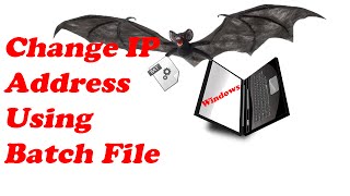 How to Change IP Address Easily Using Batch File Script [upl. by Aninay737]