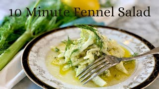 Fennel Salad With Lemon Vinaigrette [upl. by Yddor]