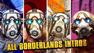 Borderlands  All Intros The PreSequel 1 2 amp 3 [upl. by Ylek]