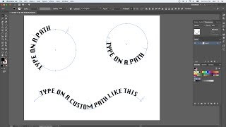 How to type in a circle or shape in Adobe Illustrator [upl. by Demy]