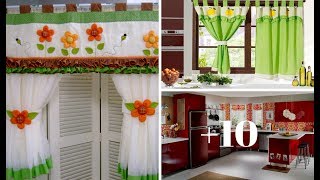 13 IDEAS DE CORTINAS PARA TU COCINA QUE QUIZÁS NO SE TE HAYAN OCURRIDO Y PUEDES HACER TAMBIÉN [upl. by Drona]