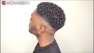 MENS NATURAL CURLY HAIR ROUTINE  KINKY TO CURLY [upl. by Navonoj]