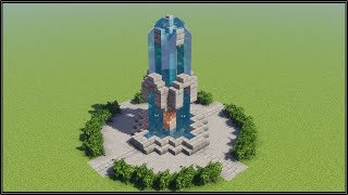 Minecraft How to Build a Fountain 3 [upl. by Neile537]