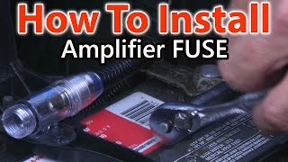 How To Wire A Fuse for Car Amplifier [upl. by Eittah500]