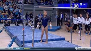 Madison Kocian Bars 2019 UCLA vs ASU 100 [upl. by Ellehsal459]