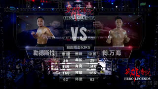 Lerdsila PhuketTopTeam Vs Chen Wanhai in Hero Legends Kickboxing [upl. by Adnilre]