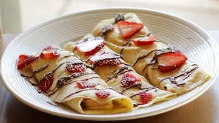 How to Make Crepes  Easy Crepe Recipe [upl. by Harts]