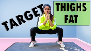 5 LEG BURN EXERCISES TO REDUCE THIGH FAT IN A WEEK  Mukti Gautam [upl. by Azzil18]