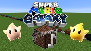 Minecraft Super Mario Galaxy  Luma with Note Blocks [upl. by Orimar765]