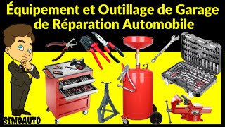 Les outils de travail et les équipement de garage de réparation automobile [upl. by Emawk]