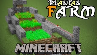 Minecraft Plantação Automática RÁPIDO E FÁCIL [upl. by Llertnov495]