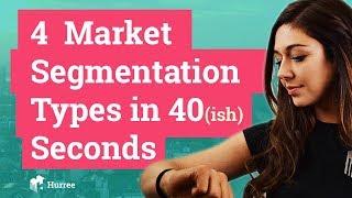 4 Market Segmentation Types in 40ish Seconds [upl. by Sabah]