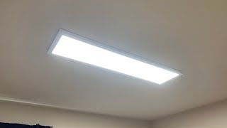 HOWTO  Install an LED Color Changing Flat Panel light [upl. by Aldus735]