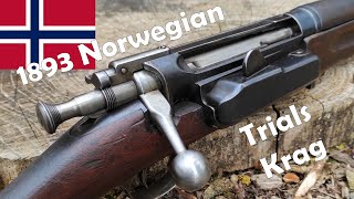 1893 Norwegian KragJorgensen Trials Rifle SN 8 65x55 [upl. by Susanna]