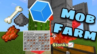 Easy Mob Farm Design  AutomaticManual  Cubecraft Skyblock [upl. by Llesig550]