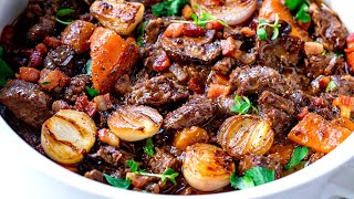 Beef Bourguignon  Slow Cooked to Perfection [upl. by Samau]