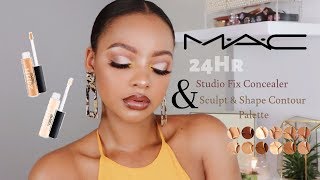 MAC 24Hr Concealer amp Sculpting Palette Review  MIHLALI N [upl. by Einneg]