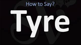 How to Pronounce Tyre BIBLE Lebanon [upl. by Ecnerual]