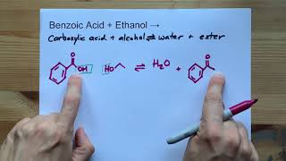 Benzoic Acid  Ethanol   Ethyl Benzoate  Water [upl. by Amata]