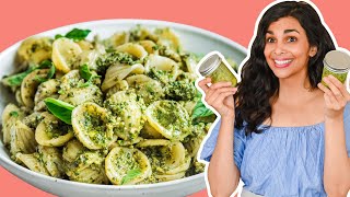 MUSTTRY VEGAN PESTO  pesto 3 ways [upl. by Olenolin]