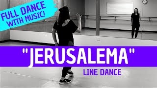 quotJERUSALEMAquot DANCE  Master KG BEGINNER LINE DANCE ROUTINE Easy choreography [upl. by Harikahs698]