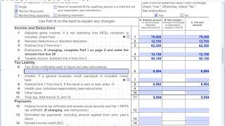 How to fill out Form 1040X Amended Tax Return [upl. by Kluge670]