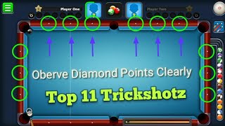 Top 11 Trickshots With Fanatic Cue  8 Ball Pool [upl. by Ris593]