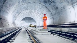 Worlds Longest Tunnel  How It Was Built  Full Documentary [upl. by Einaeg641]