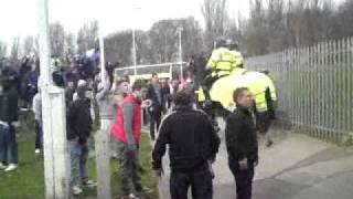 millwall fans vs hull city fans after the game 3411 [upl. by Enela216]