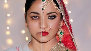 How To Flawless Bridal HD Base Makeup  Indian Wedding Makeup Look [upl. by Anillek472]