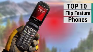 Top 10 Best Flip Feature Phones Of 2022 [upl. by Arikahc]