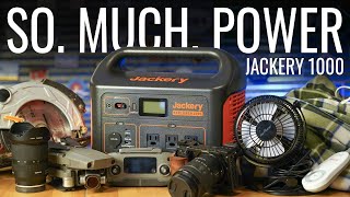 Jackery 1000  SO MUCH POWER but what is it good for [upl. by Ysak]