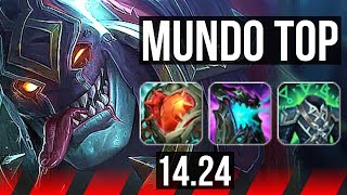 DR MUNDO vs QUINN TOP  NA Master  1424 [upl. by Ahsiuqram418]