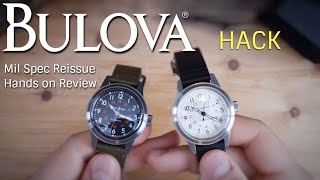 Bulova Hack  Hands On Review  WWII Mil Spec Watch Reborn  Automatic field watch [upl. by Ramin]