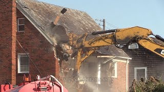 House Demolition 3 Arlington Road [upl. by Atnuahc]