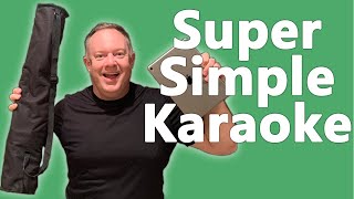 Simple Karaoke Setup for Mobile DJs  Add Another Component to your Services [upl. by Nauquf810]