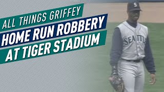 Ken Griffey Jrs UNREAL Home Run Robbery at Tiger Stadium [upl. by Cadmann]