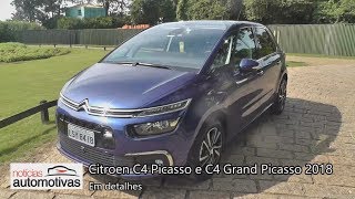 Citroen C4 Picasso 2018  Grand C4 Picasso 2018  Detalhes  NoticiasAutomotivascombr [upl. by Burnaby950]