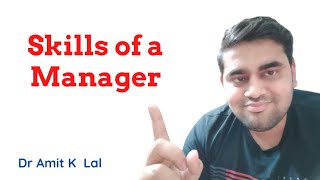 Skills of a manager [upl. by Ainala]