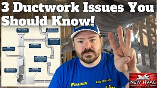 3 HVAC Ductwork ISSUES Homeowners NEED To Know [upl. by Bamford]