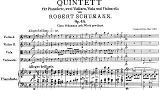 Robert Schumann  Piano Quintet in E flat major Op 44 [upl. by Derick]