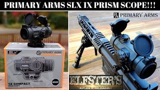 PRIMARY ARMS SLX COMPACT 1X PRISM SCOPE REVIEW [upl. by Ynttirb]