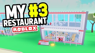 BUILDING A SECOND FLOOR  Roblox My Restaurant 3 [upl. by Eelano]